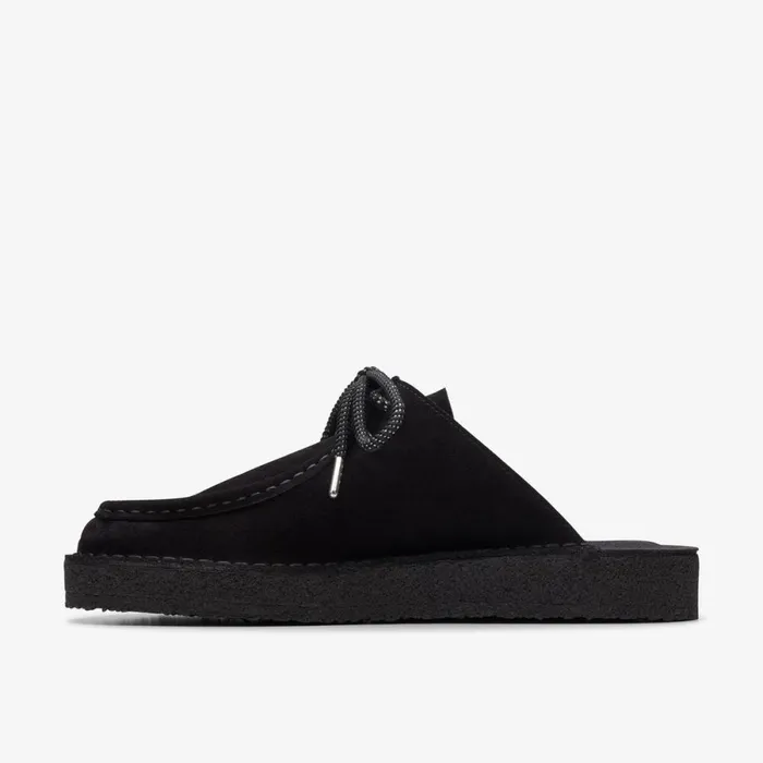 Clarks Black Shoes Desert Nomad Mule Blackblack 8211 Women