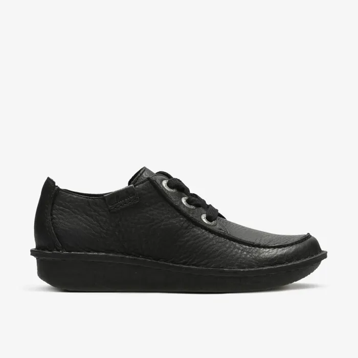 Clarks Black Shoes Funny Dream Black Leather 8211 Women