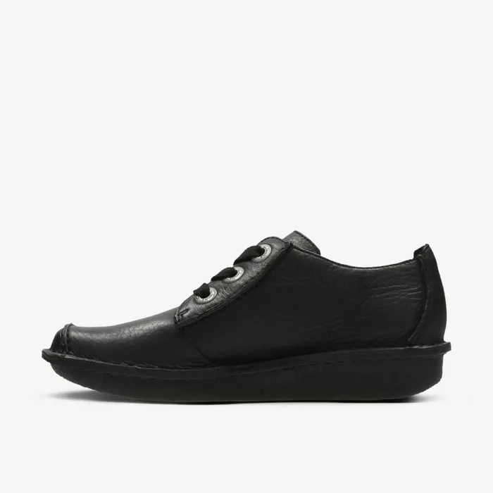 Clarks Black Shoes Funny Dream Black Leather 8211 Women