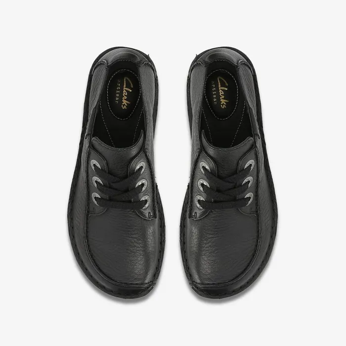 Clarks Black Shoes Funny Dream Black Leather 8211 Women