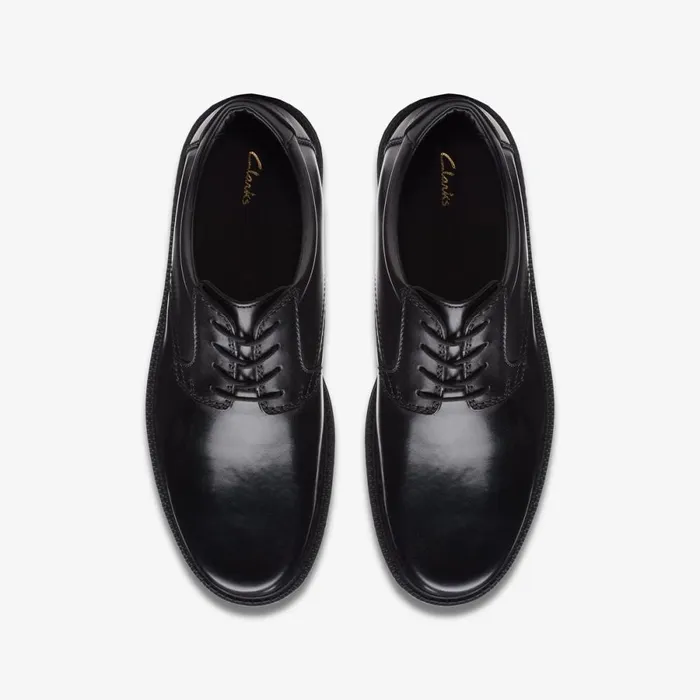 Clarks Black Shoes Kerton Lace Black Leather 8211 Men Clarks Black Shoes Kerton Lace Black Leather 8211 Men