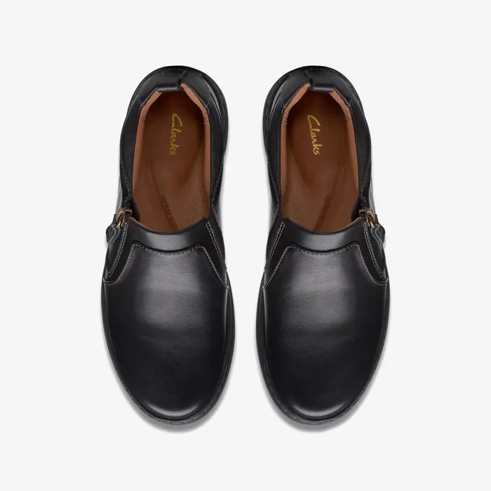 Clarks Black Shoes Nalle Lilac Black Leather 8211 Women