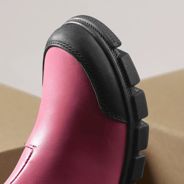 Clarks Boots Evyn Chelsea Bright Pink Leather 8211 Kids