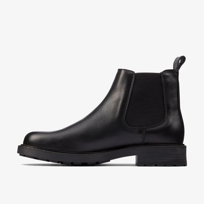 Clarks Chelsea Boots Orinoco 2 Lane Ankle Boot Black Leather 8211 Women