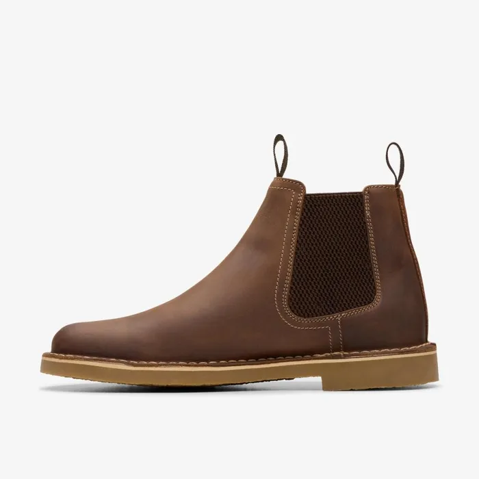 Clarks Chelsea Boots Shepton Easy Beeswax Leather 8211 Men