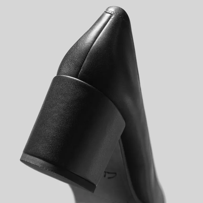 Clarks Heels Freva 55 Court Black Leather 8211 Women