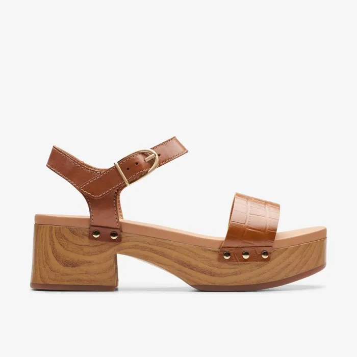Clarks Heels Sivanne Bay Tan Interest 8211 Women