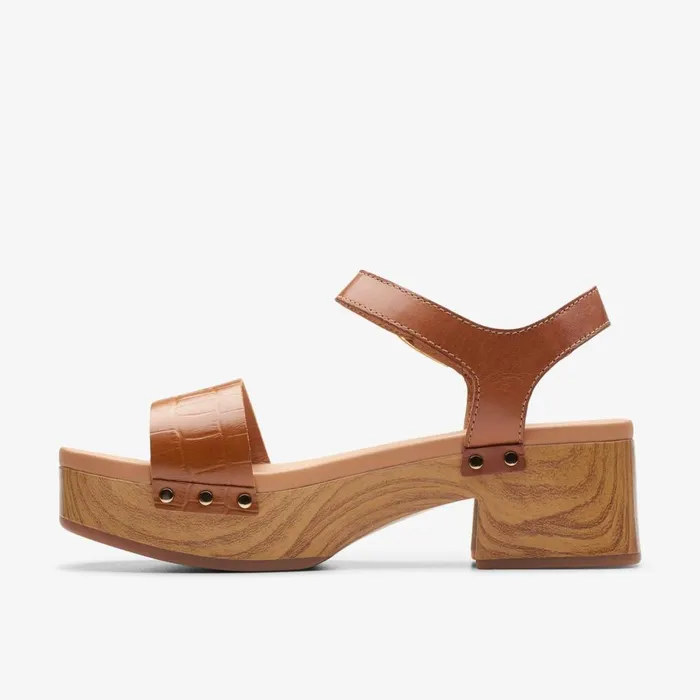 Clarks Heels Sivanne Bay Tan Interest 8211 Women