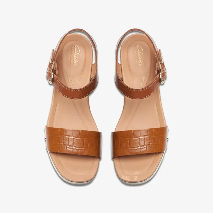 Clarks Heels Sivanne Bay Tan Interest 8211 Women