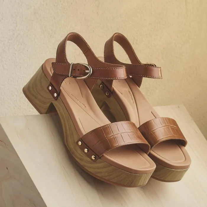 Clarks Heels Sivanne Bay Tan Interest 8211 Women