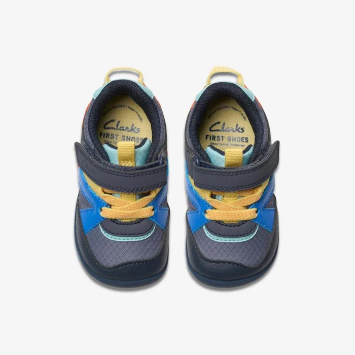 Clarks Shoes Roamer Sport Toddler Grey Combination 8211 Kids