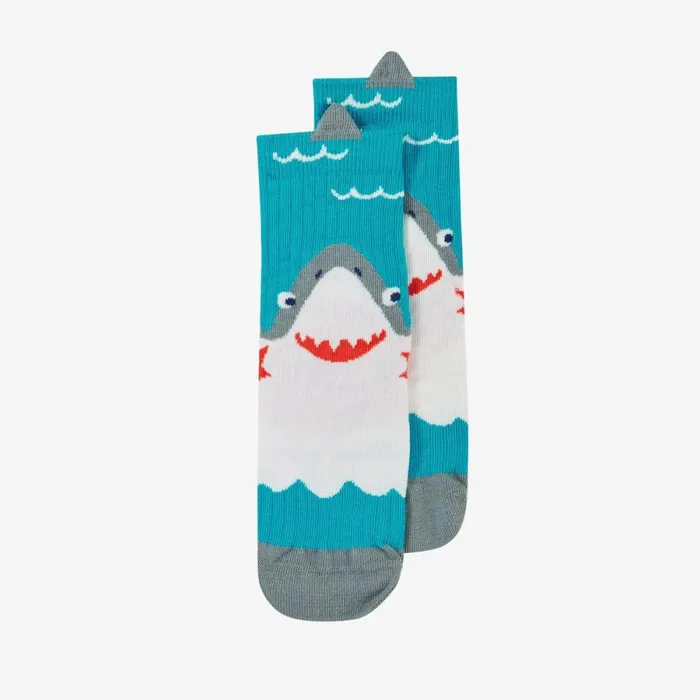 Clarks Socks and Tights Character Socks 2 Pack Infant Size 912 Sharksquid 8211 Kids