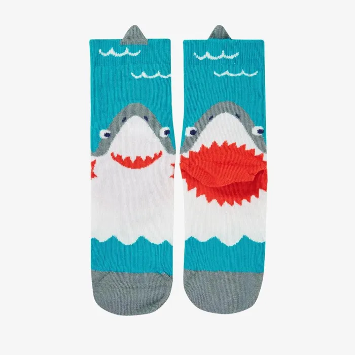 Clarks Socks and Tights Character Socks 2 Pack Infant Size 912 Sharksquid 8211 Kids