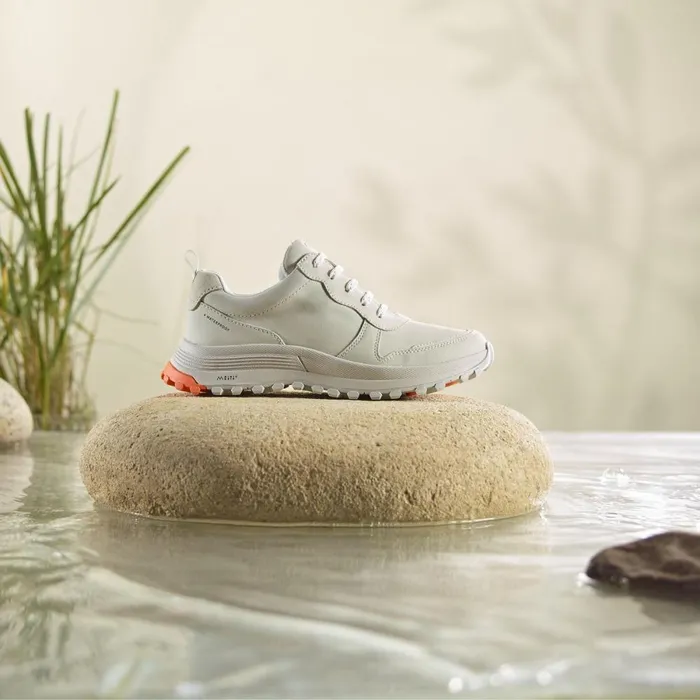 Clarks Trainers Atl Trek Free Waterproof Off White Combination 8211 Women