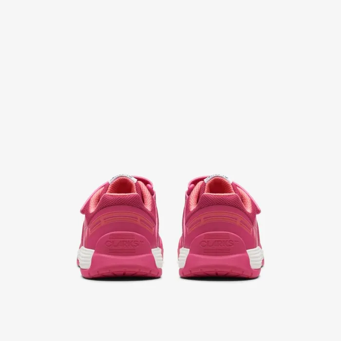Clarks Trainers Cica Star Flex Pink Combination Synthetic 8211 Kids