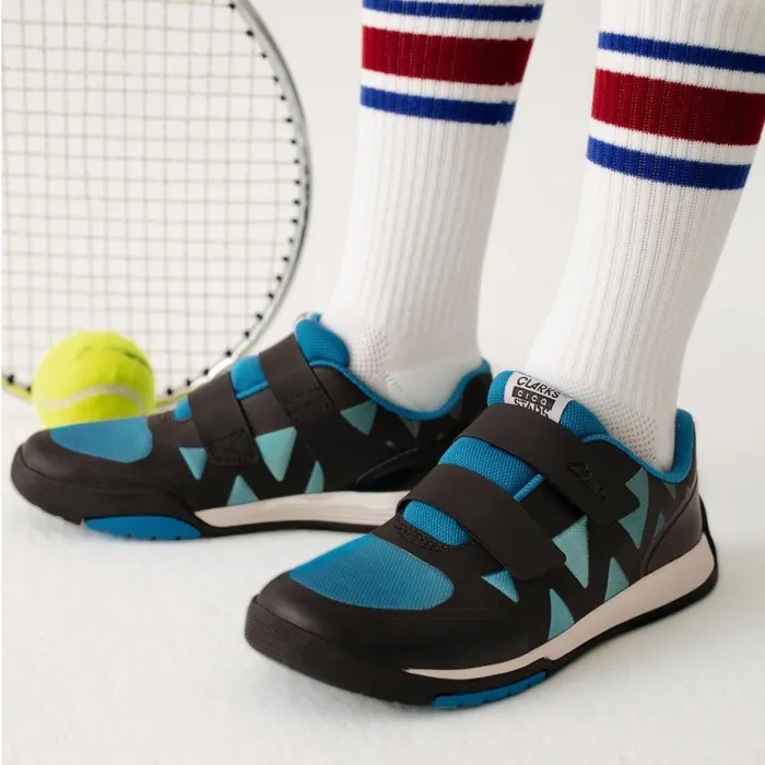 Clarks Trainers Cica Star Jump Blueblack 8211 Kids