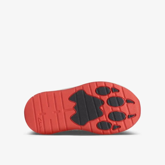 Clarks Trainers Clowder Run Toddler Blackgrey 8211 Kids