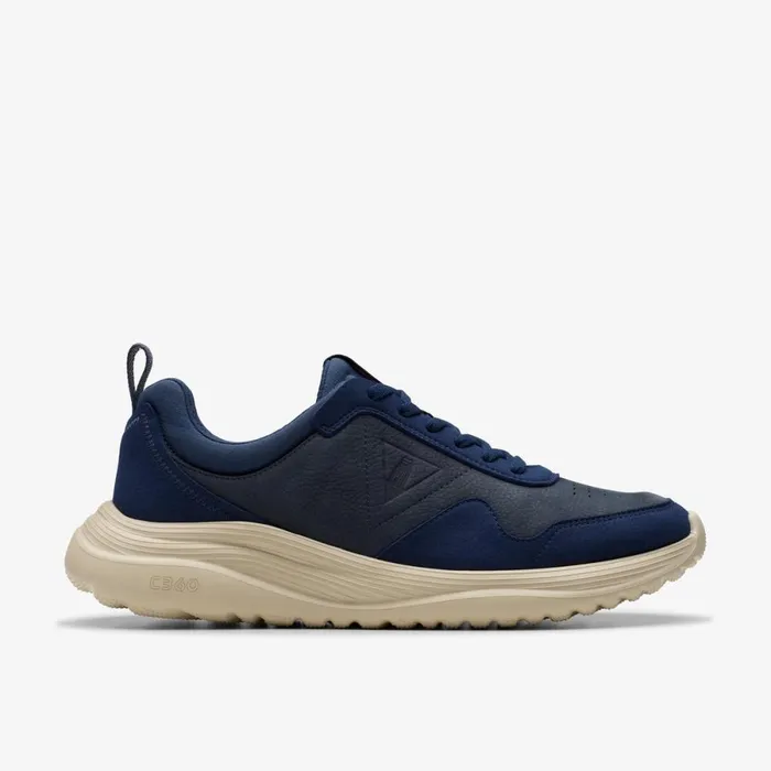 Clarks Trainers Lt 360 Lace Navy Nubuck 8211 Men