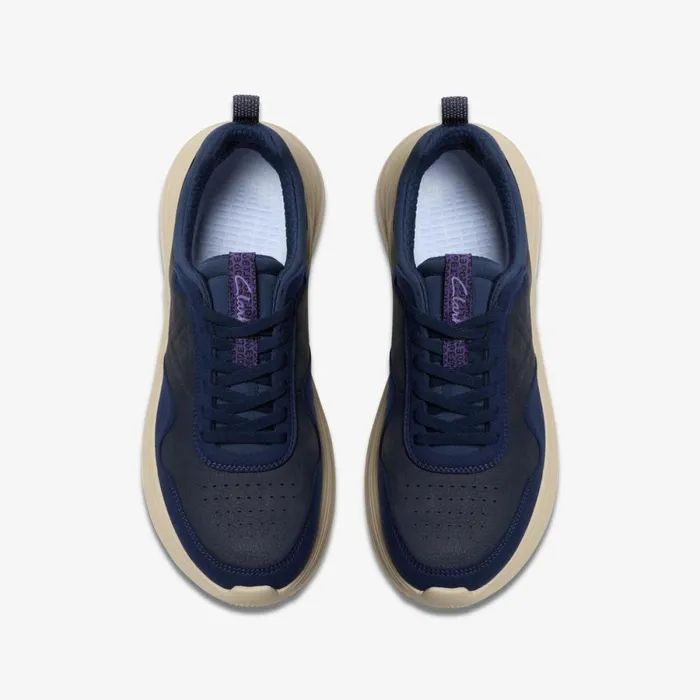 Clarks Trainers Lt 360 Lace Navy Nubuck 8211 Men
