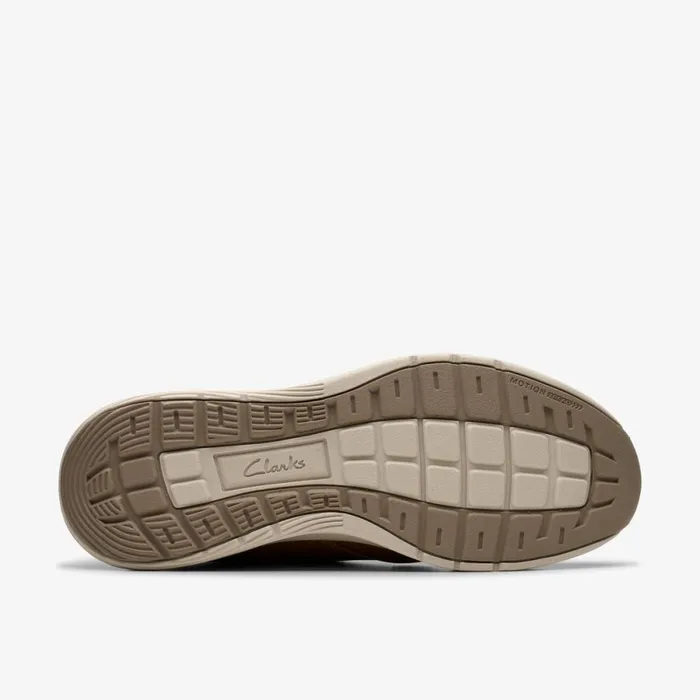 Clarks Trainers Motion Trek Ez Dark Tan Leather 8211 Men