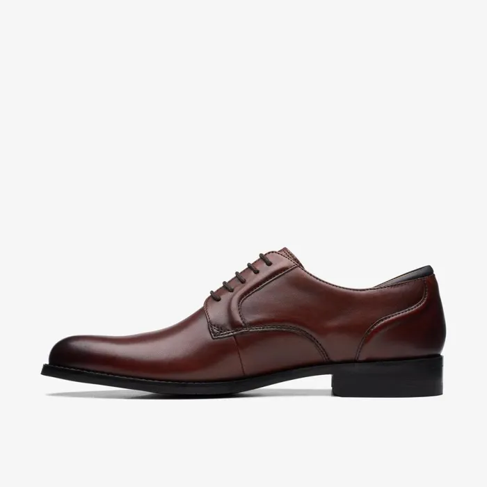 Clarks Wide Fit Shoes Craft Arlo Lace British Tan 8211 Men