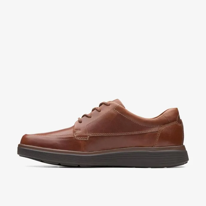 Clarks Wide Fit Shoes Un Abode Ease Dark Tan Leather 8211 Men Clarks Wide Fit Shoes Un Abode Ease Dark Tan Leather 8211 Men