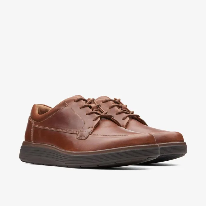 Clarks Wide Fit Shoes Un Abode Ease Dark Tan Leather 8211 Men Clarks Wide Fit Shoes Un Abode Ease Dark Tan Leather 8211 Men