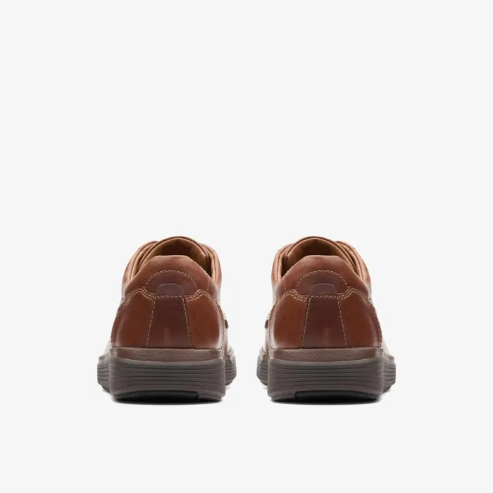 Clarks Wide Fit Shoes Un Abode Ease Dark Tan Leather 8211 Men Clarks Wide Fit Shoes Un Abode Ease Dark Tan Leather 8211 Men