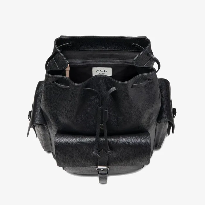 Clarks Women039s Backpacks Raelyn Pack Black Leather 8211 Women