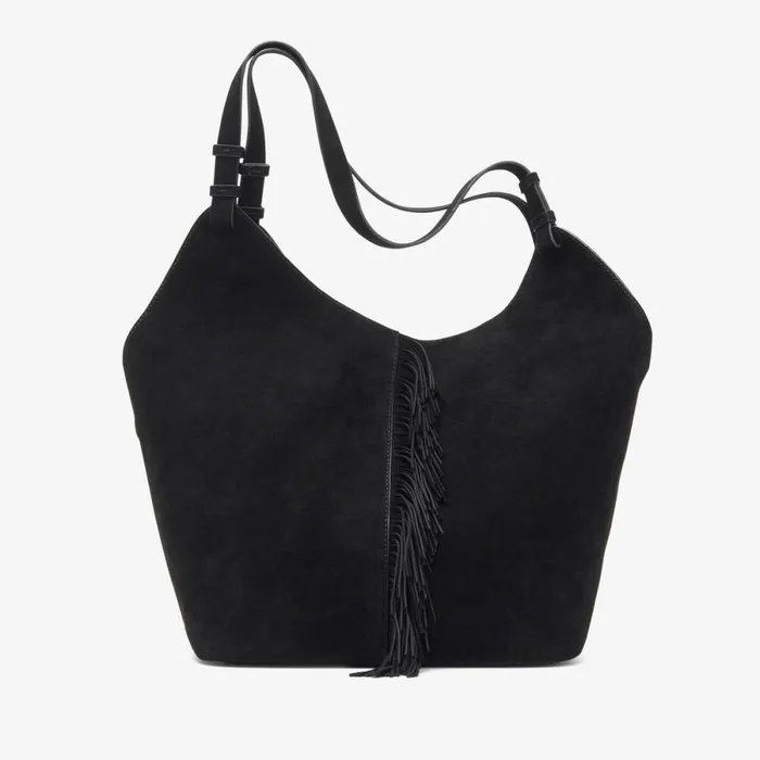 Clarks Women039s Bags Casual Tote 2 Black Suede 8211 Women