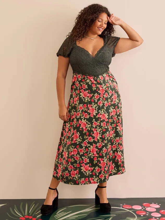 Clydie Floral Dress Huntergreenmulti Women Altar039d State Dresses Clydie Floral Dress Huntergreenmulti Women Altar039d State Dresses