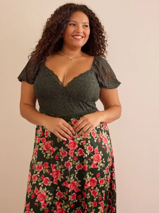 Clydie Floral Dress Huntergreenmulti Women Altar039d State Dresses Clydie Floral Dress Huntergreenmulti Women Altar039d State Dresses
