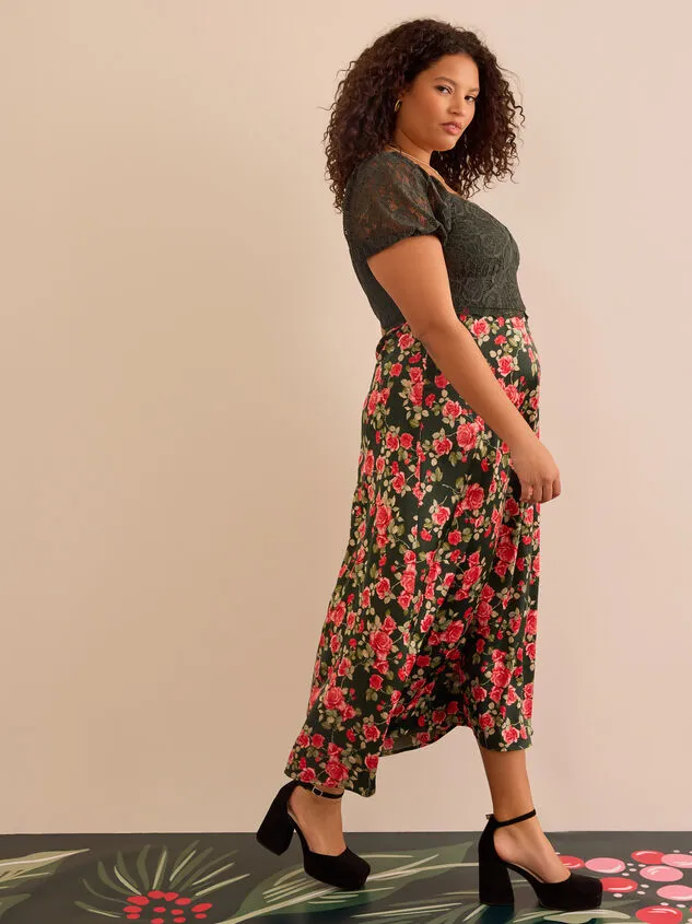 Clydie Floral Dress Huntergreenmulti Women Altar039d State Dresses Clydie Floral Dress Huntergreenmulti Women Altar039d State Dresses