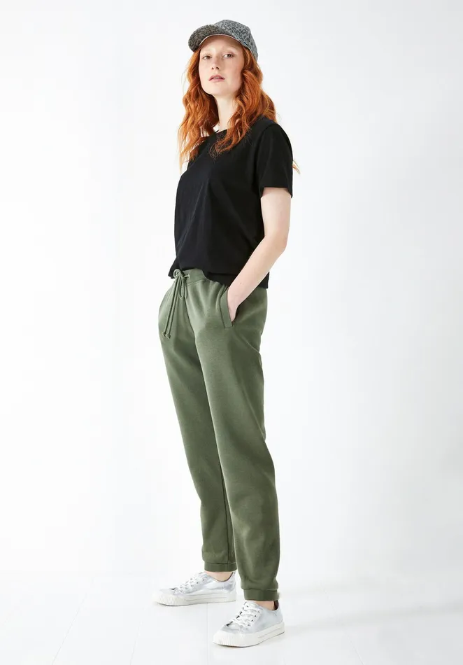 CoOrds Women Hush Finoula Washed Joggers Khaki