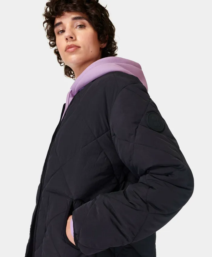Coats and Jackets Sweaty Betty Women On The Move Quilted Jacket Black