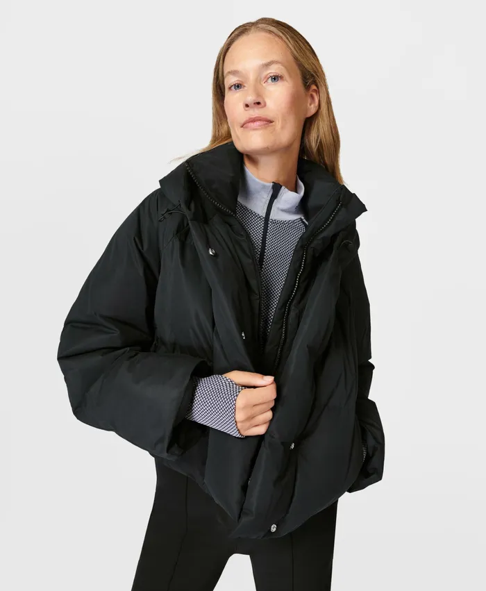 Coats and Jackets Sweaty Betty Women Snowfall Ski Puffer Jacket Black
