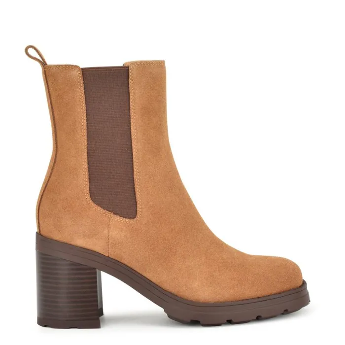 Conga Casual Booties Dark Natural Women Nine West Boots and Booties