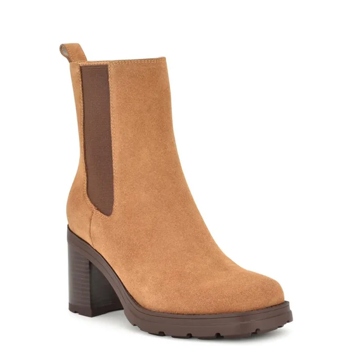 Conga Casual Booties Dark Natural Women Nine West Boots and Booties Conga Casual Booties Dark Natural Women Nine West Boots and Booties