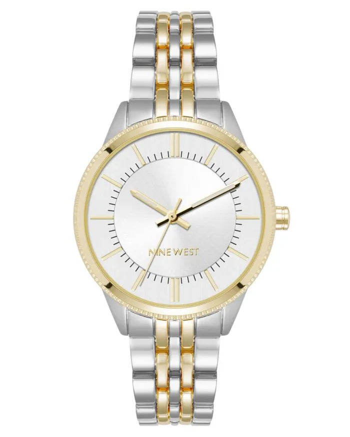 Contemporary Classic Watch Twotone Women Nine West Straps