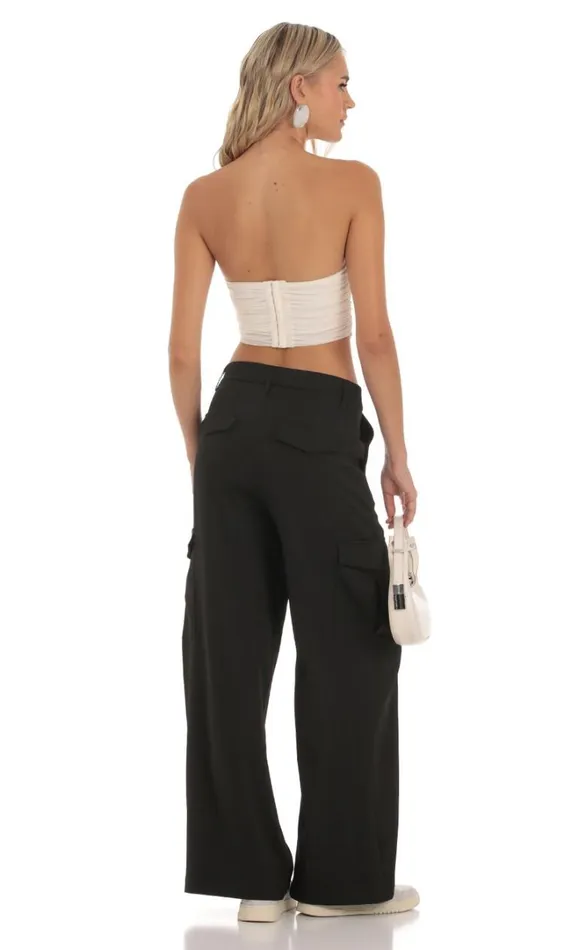 Corset Top Cream Women LUCY IN THE SKY Tops Corset Top Cream Women LUCY IN THE SKY Tops