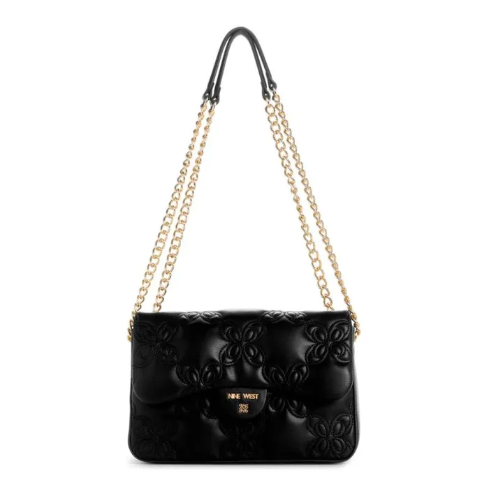 Cosette Flap Convertible Crossbody Black Women Nine West Crossbody