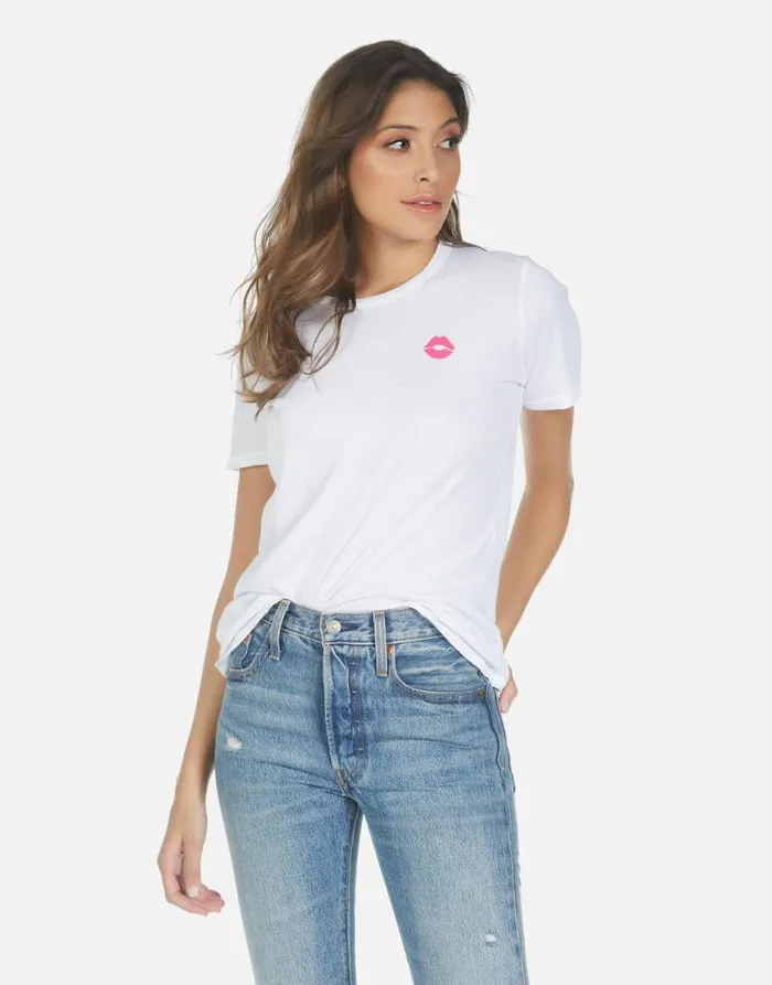Croft Elements Rainbow White Women Lauren Moshi Short Sleeve