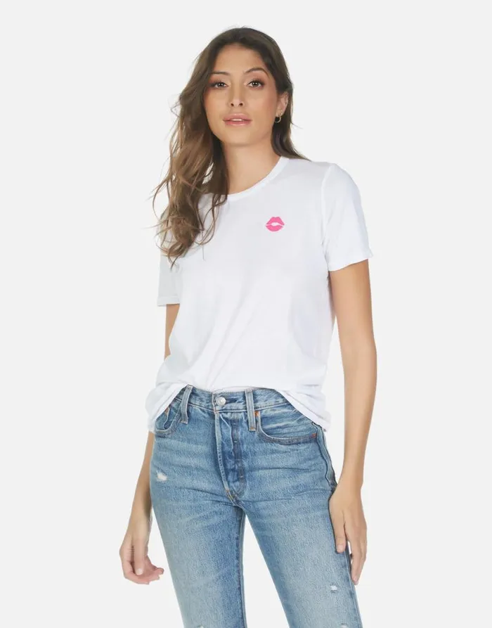 Croft Elements Rainbow White Women Lauren Moshi Short Sleeve