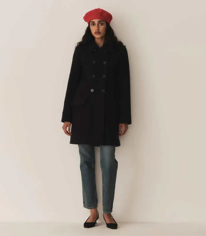 DEN Coats and Jackets Women Wayfarer Coat Deep Navy DEN Coats and Jackets Women Wayfarer Coat Deep Navy