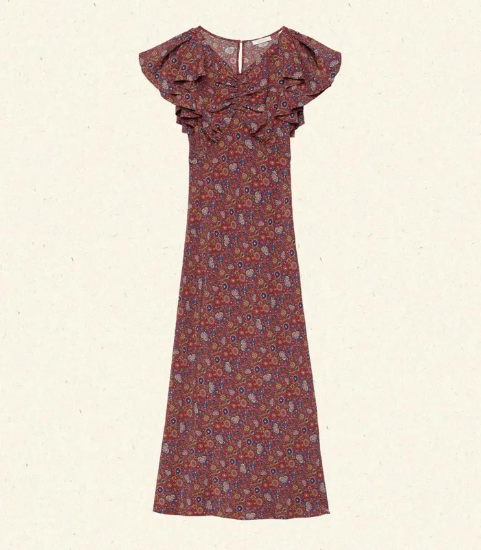 DEN Dresses Women Beatriz Dress Rouge Riviera Medallion DEN Dresses Women Beatriz Dress Rouge Riviera Medallion