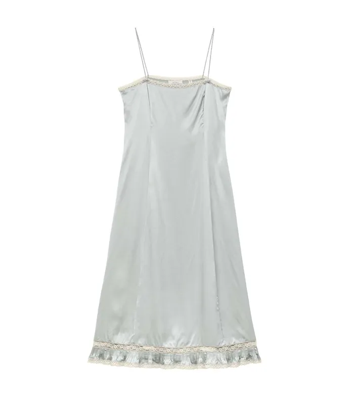 DEN Dresses Women Celano Dress Dusty Blue DEN Dresses Women Celano Dress Dusty Blue