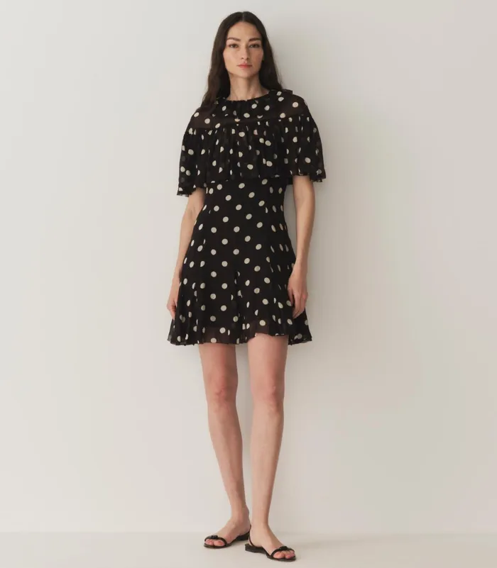 DEN Dresses Women Kaylin Dress Noir Solstice Sky Dot DEN Dresses Women Kaylin Dress Noir Solstice Sky Dot