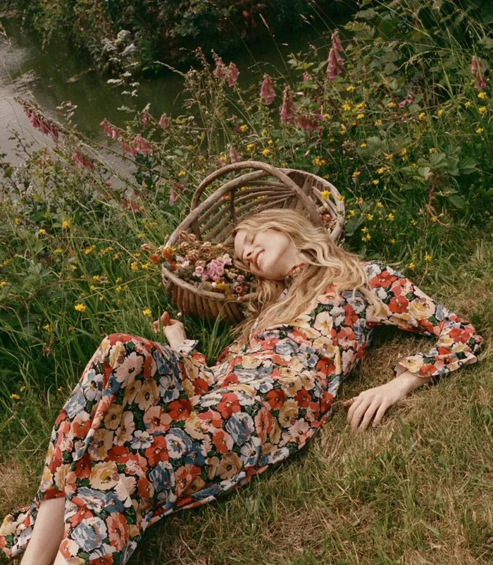 DEN Dresses Women Musetta Dress Poppy Meadow