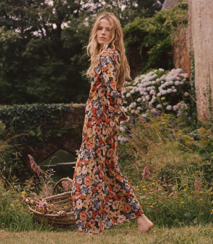 DEN Dresses Women Musetta Dress Poppy Meadow DEN Dresses Women Musetta Dress Poppy Meadow