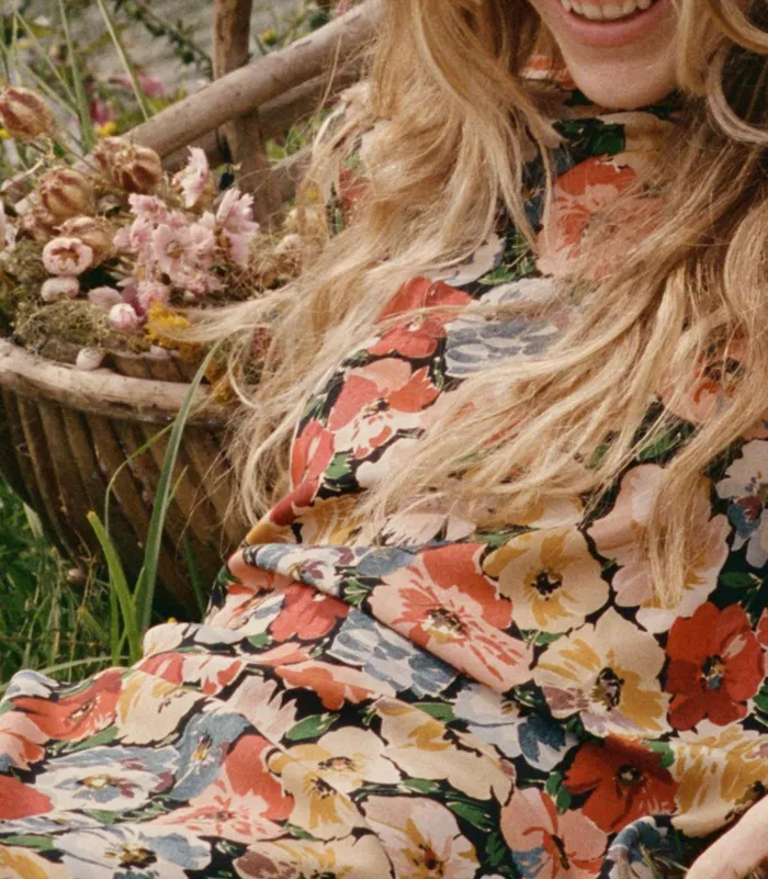 DEN Dresses Women Musetta Dress Poppy Meadow DEN Dresses Women Musetta Dress Poppy Meadow